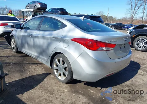 2012 Hyundai Elantra Limited (Ulsan Plant) from USA, damaged, VIN KMHDH4AE8CU474332